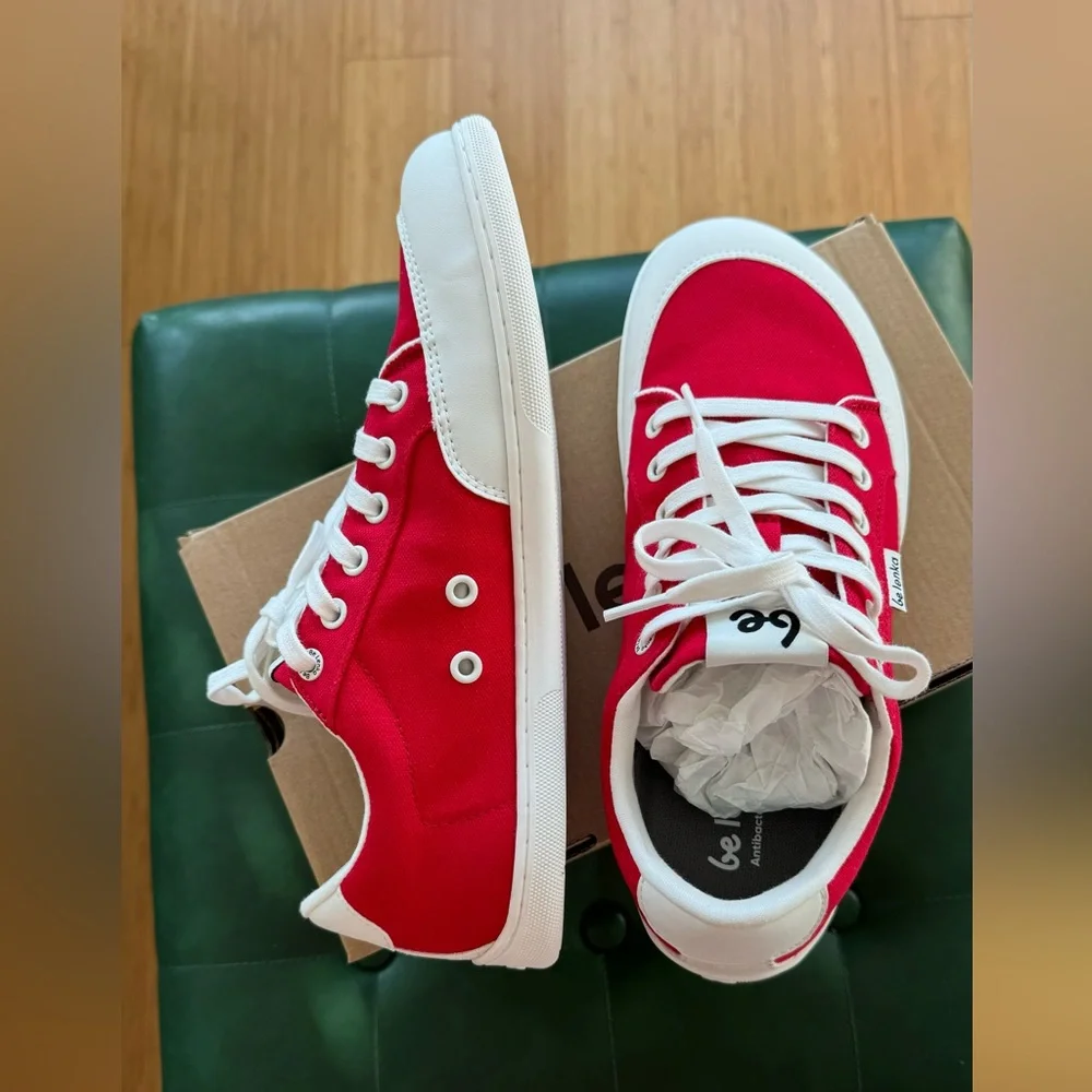New barefoot Be Lenka Women's Red Sneakers, size eu 40, us 9, unisex - Picture 1 of 11